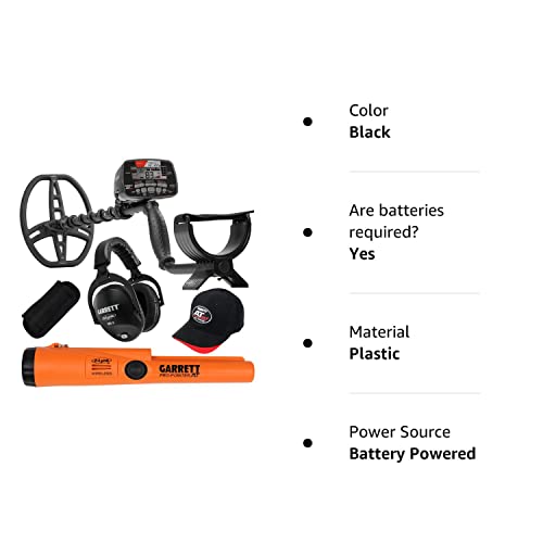 Garrett AT MAX Waterproof Metal Detector with Wireless Headphones and Pinpointer