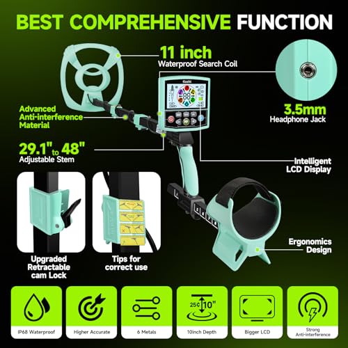 Color Screen  Metal Detector for Gold Hunt