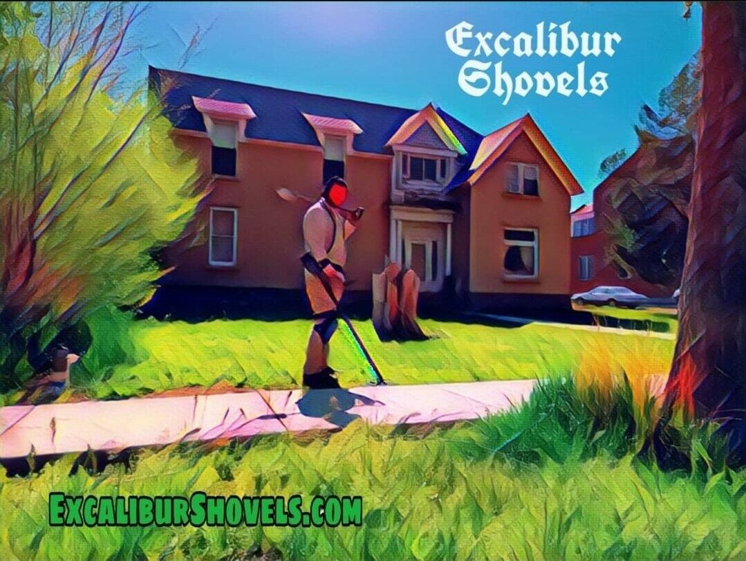 Excalibur Serrated Edges Metal Detector Digging Tool D Handle