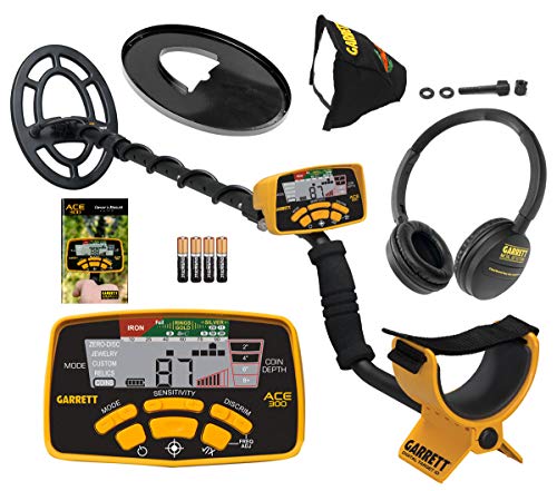 Garrett ACE 300 Metal Detector Bundle with Waterproof Coil