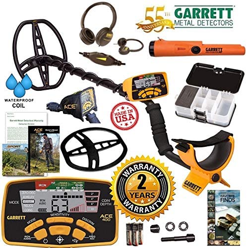 Garrett ACE 400 Metal Detector Bundle with Pro Pointer