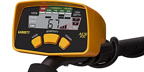 Garrett ACE 200 Pin Pointer Metal Detector, Waterproof USA