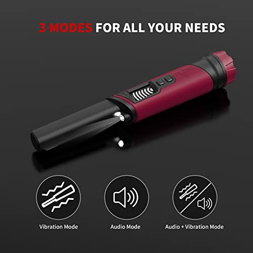 DR.ÖTEK Pinpointer Metal Detector - Waterproof, LCD Screen