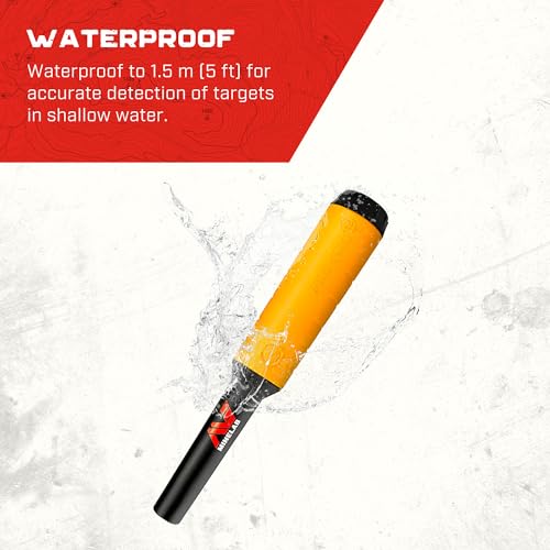 Waterproof Pinpointer Metal Detector with Audio Indication