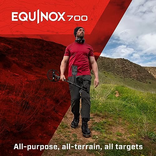 MINELAB Equinox 700 Multi-Frequency Metal Detector for Adults