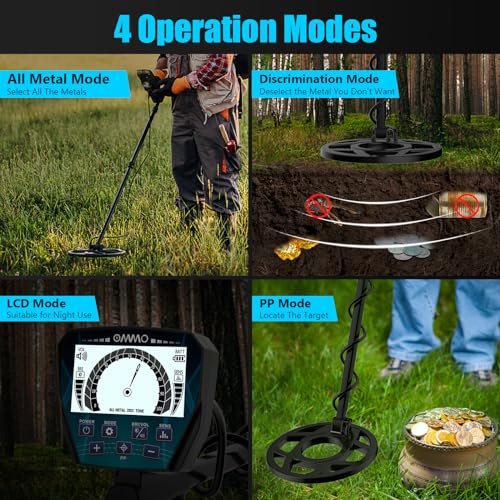 OMMO Analog Pin Pointer Metal Detector for Adults