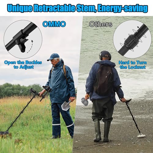 OMMO Analog Pin Pointer Metal Detector for Adults