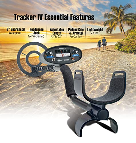 Bounty Hunter TK4 Metal Detector with Waterproof Coil