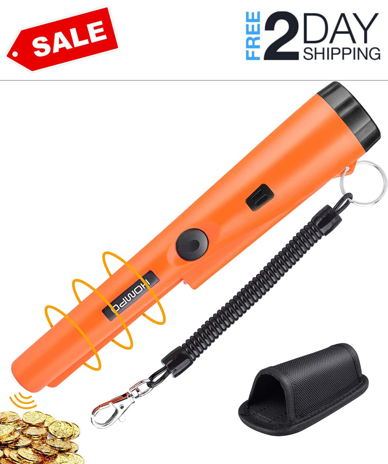 Waterproof Handheld Pinpointer with High Accuracy