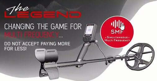 Nokta Makro Legend SMF Metal Detector with Wireless Headphones