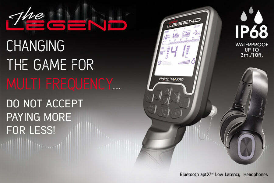 Nokta Makro Legend SMF Metal Detector with Wireless Headphones