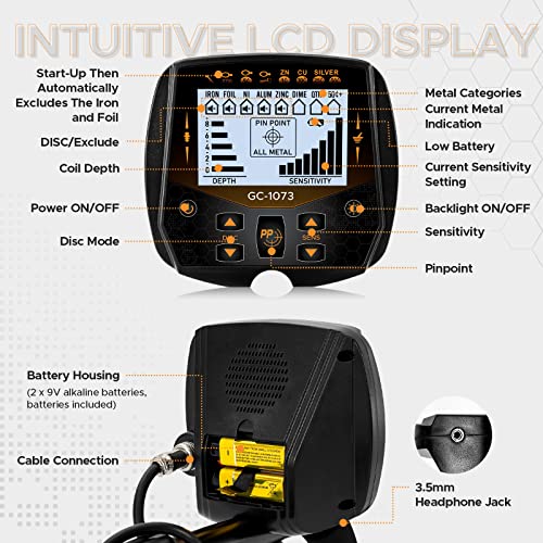 Professional Waterproof Gold Finder with LCD Display