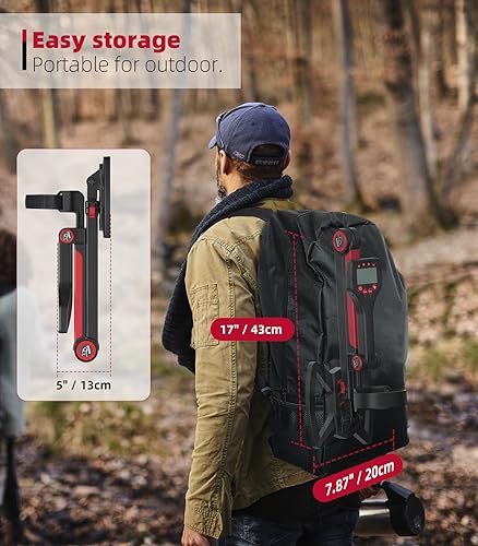 DetectTrek Kids Foldable Waterproof Metal Detector Kit, TX-430