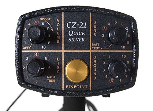Fisher CZ-21 Metal Detector with 10" Depth Detection