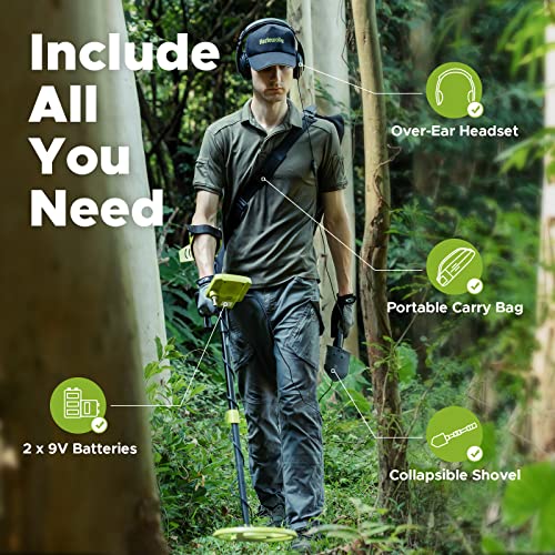 Hazlewolke 5 Mode Metal Detector for Adults