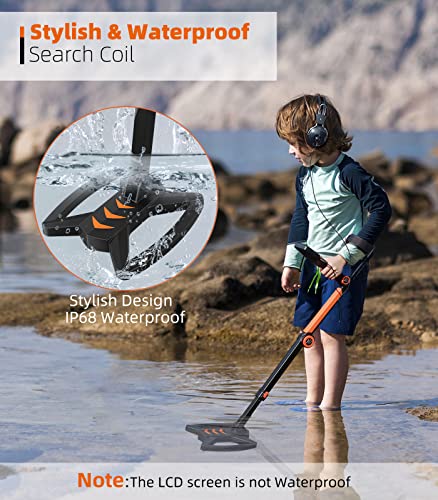 DetectTrek Kids Foldable Waterproof Metal Detector Kit, TX-430