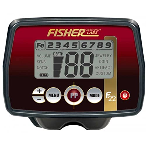 Fisher Labs F22 High-Sensitivity Metal Detector with 11" Coil