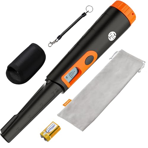 SUNPOW Waterproof Metal Detector Pinpointer with LCD Screen