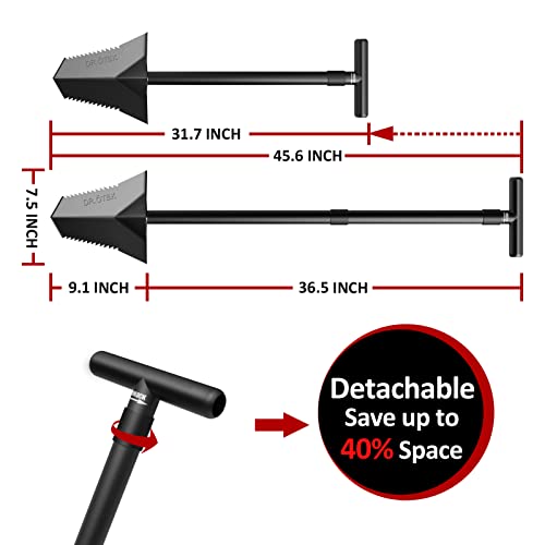 DR.ÖTEK Heavy Duty Metal Detecting Spade Shovel