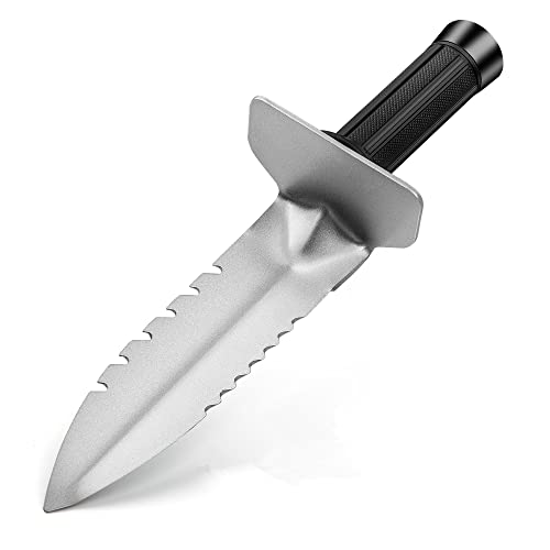 Heavy Duty Metal Detector Digging Shovel with Serrated Edge