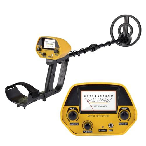 Yellow Wedigout Metal Detector with Adjustable Length