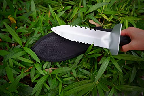 Heavy Duty Metal Detector Digging Shovel with Serrated Edge