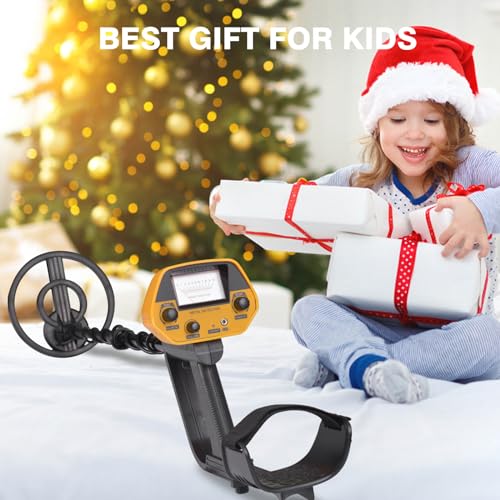 Yellow Wedigout Metal Detector with Adjustable Length