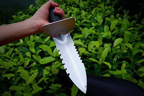 Heavy Duty Metal Detector Digging Shovel with Serrated Edge