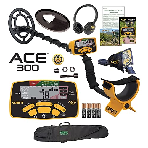 Garrett ACE 300 Metal Detector with Waterproof Search Coil