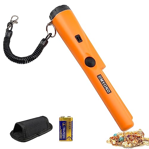 Professional Waterproof Pin Pointer Metal Detector - Orange