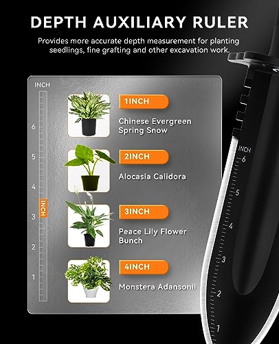 SUNPOW Heavy Duty Double Serrated Edge Metal Detector Shovel