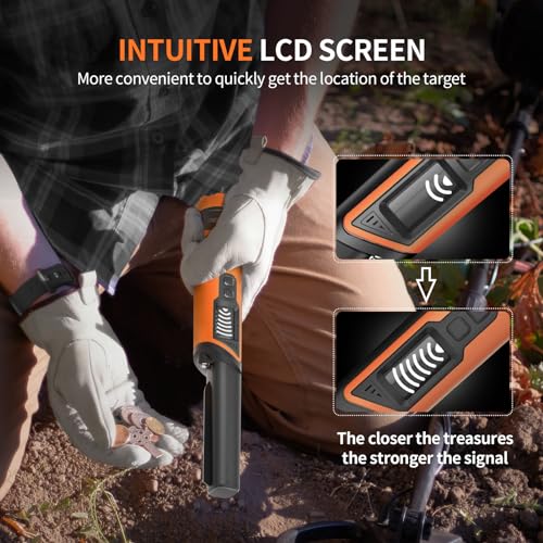 DR.ÖTEK Waterproof Underwater Pinpointer Metal Detector for Adults