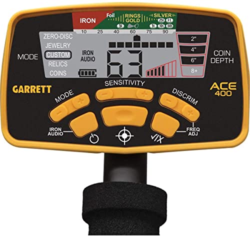 Garrett ACE 400 Metal Detector with Waterproof Coil and Pro-Pointer