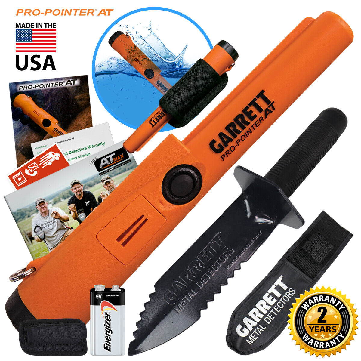Garrett Pro Pointer AT Waterproof Pinpointer Metal Detector