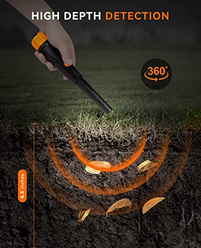 SUNPOW Waterproof Metal Detector Pinpointer with Holster