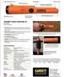 Garrett Pro-Pointer AT Waterproof Metal Detector Pinpointer