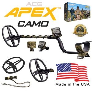 Garrett Ace Apex Jase Robertson Camo Metal Detector