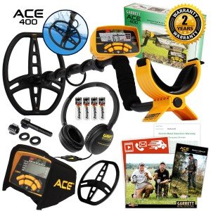 Garrett ACE 400 Metal Detector with Waterproof Coil