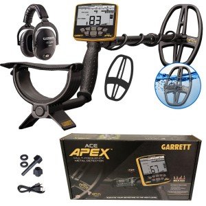 Garrett ACE Apex Metal Detector with Wireless Headphones