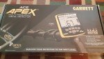 Garrett ACE Apex Metal Detector with Viper Coil
