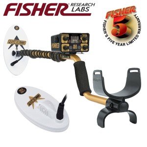 Fisher Goldbug II Metal Detector with Coils