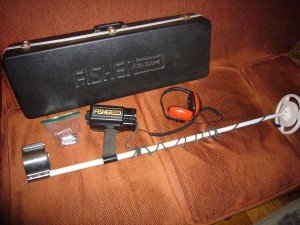 Fisher 1280X Metal Detector with 8 Inch Coil
