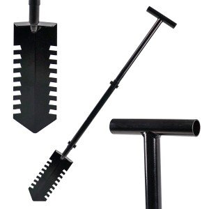 Serrated Blade Metal Detecting Garden Shovel Tool