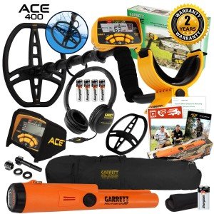 Garrett ACE 400 Metal Detector with Waterproof Coil