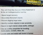 Garrett Pro-Pointer Metal Detector with Holster & Battery