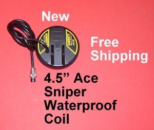 Garrett ACE Sniper Waterproof Metal Detector 4.5" Coil