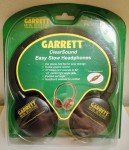 Garrett Clear Sound Easy Stow Metal Detector Headphones