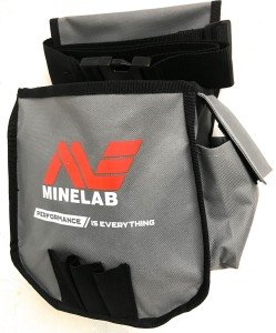 Minelab Grey & Black Finds Pouch for Metal Detecting
