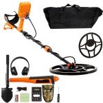 Waterproof Rechargeable Gold Metal Detector with 12" Coil