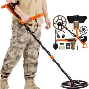 Waterproof LCD Metal Detector with 12-Inch Coil